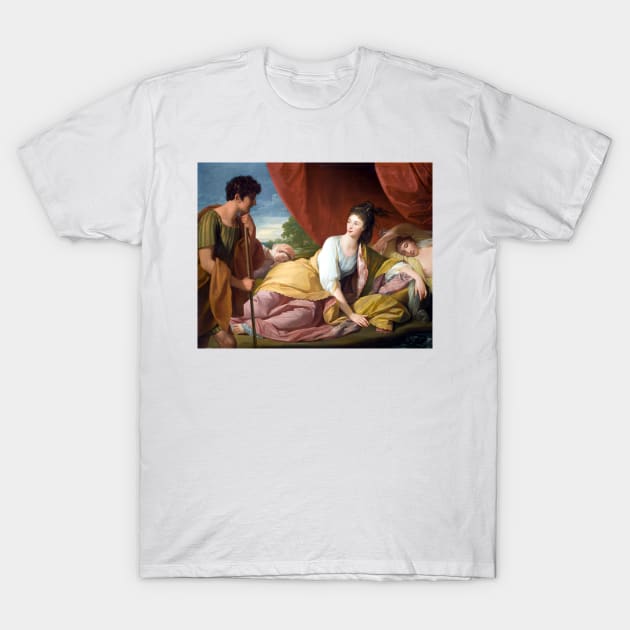 Benjamin West Cymon and Iphigenia T-Shirt by pdpress